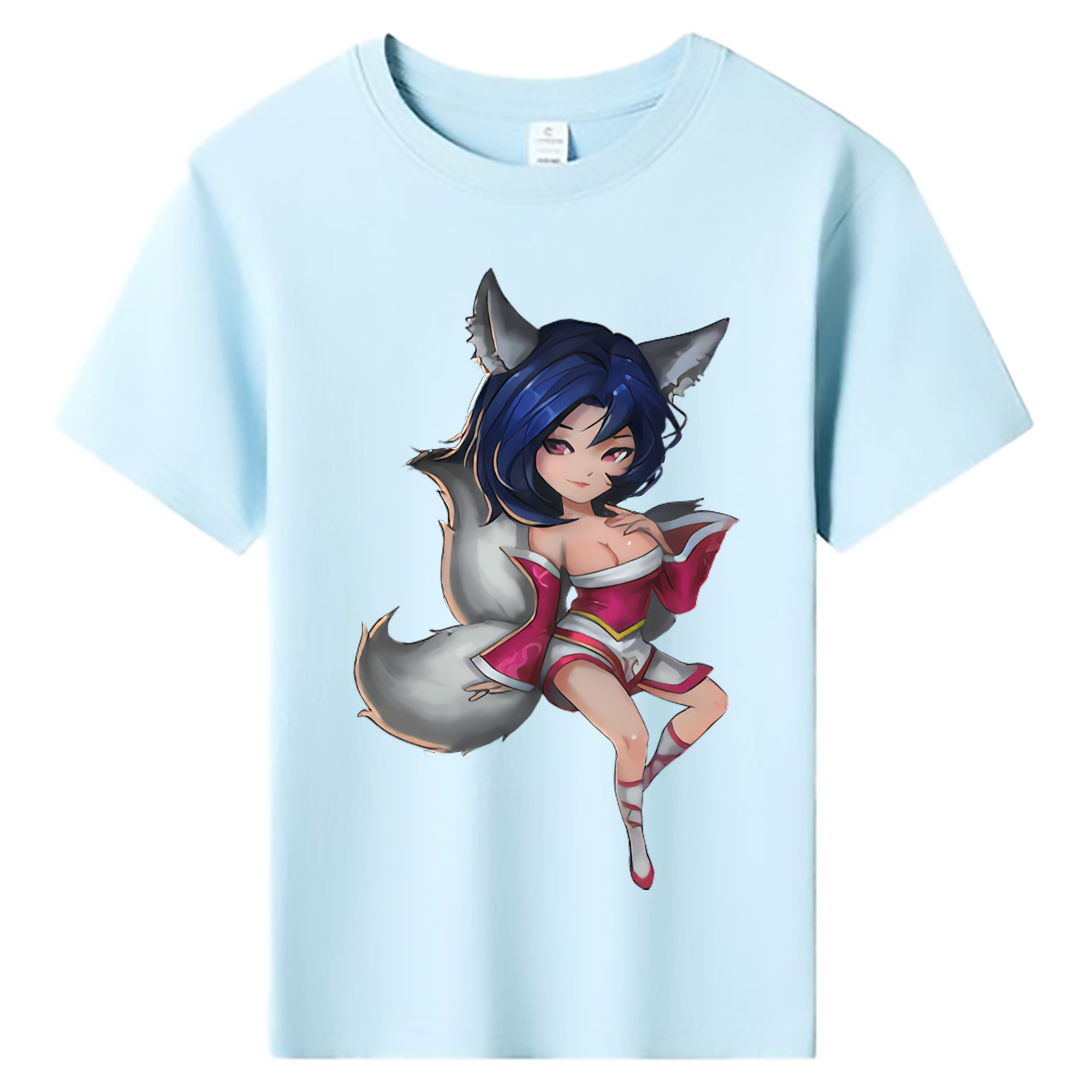 （画像用） リーグ・オブ・レジェンド League of Legends LOL 綿100％キッズTシャツ（フロントプリント）